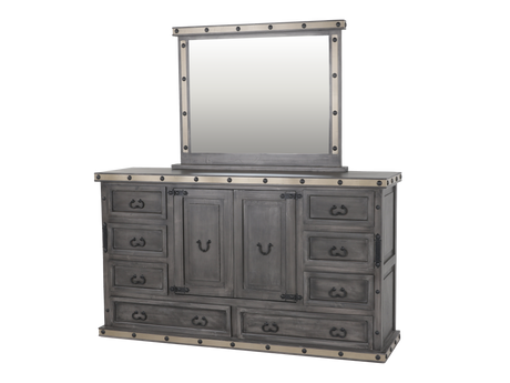HACIENDA 6 Piece Bedroom set - Grey by Mollai Collections | Bel Furniture