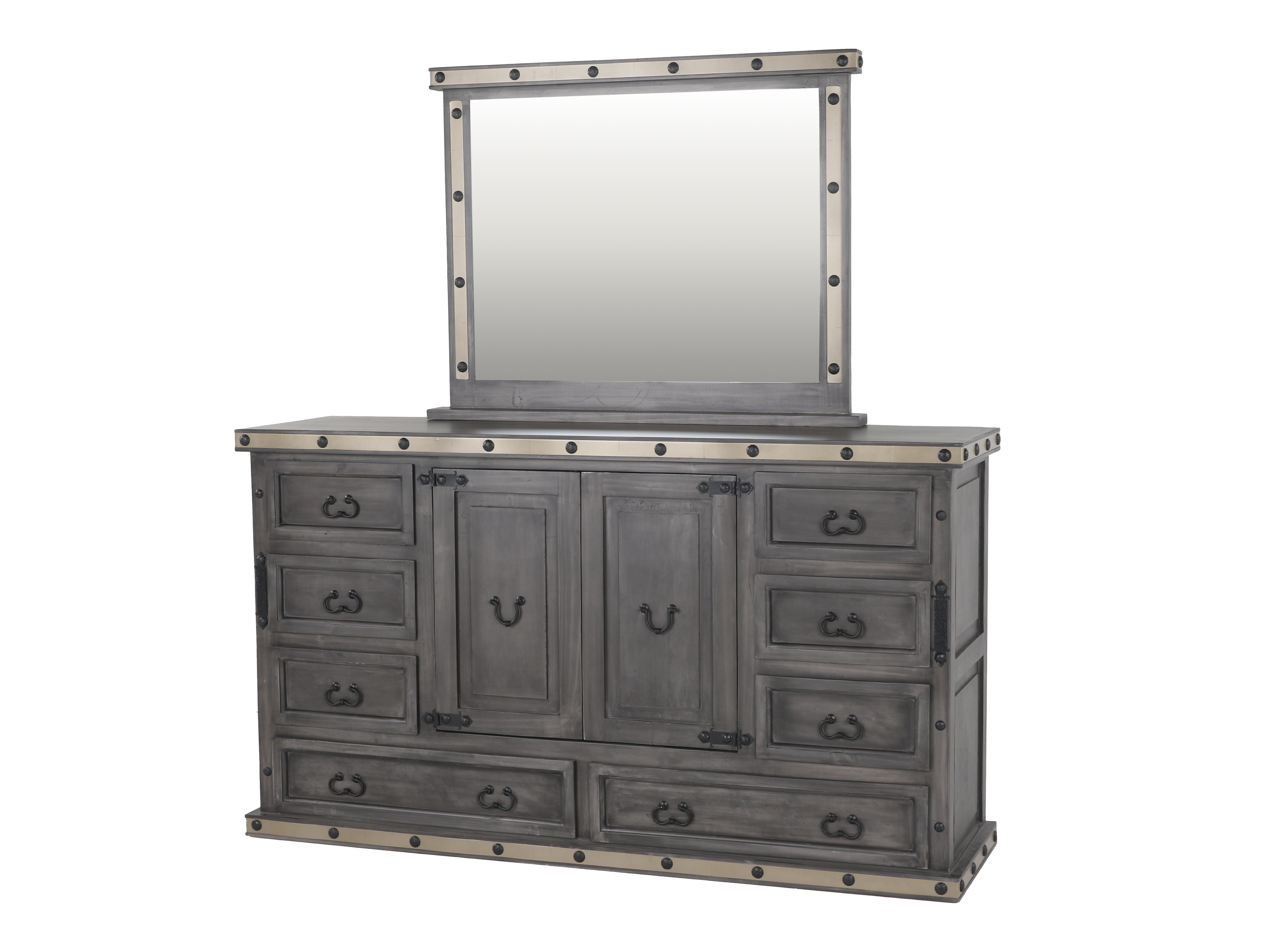 HACIENDA 6 Piece Bedroom set - Grey