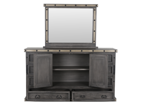 HACIENDA 6 Piece Bedroom set - Grey by Mollai Collections | Bel Furniture
