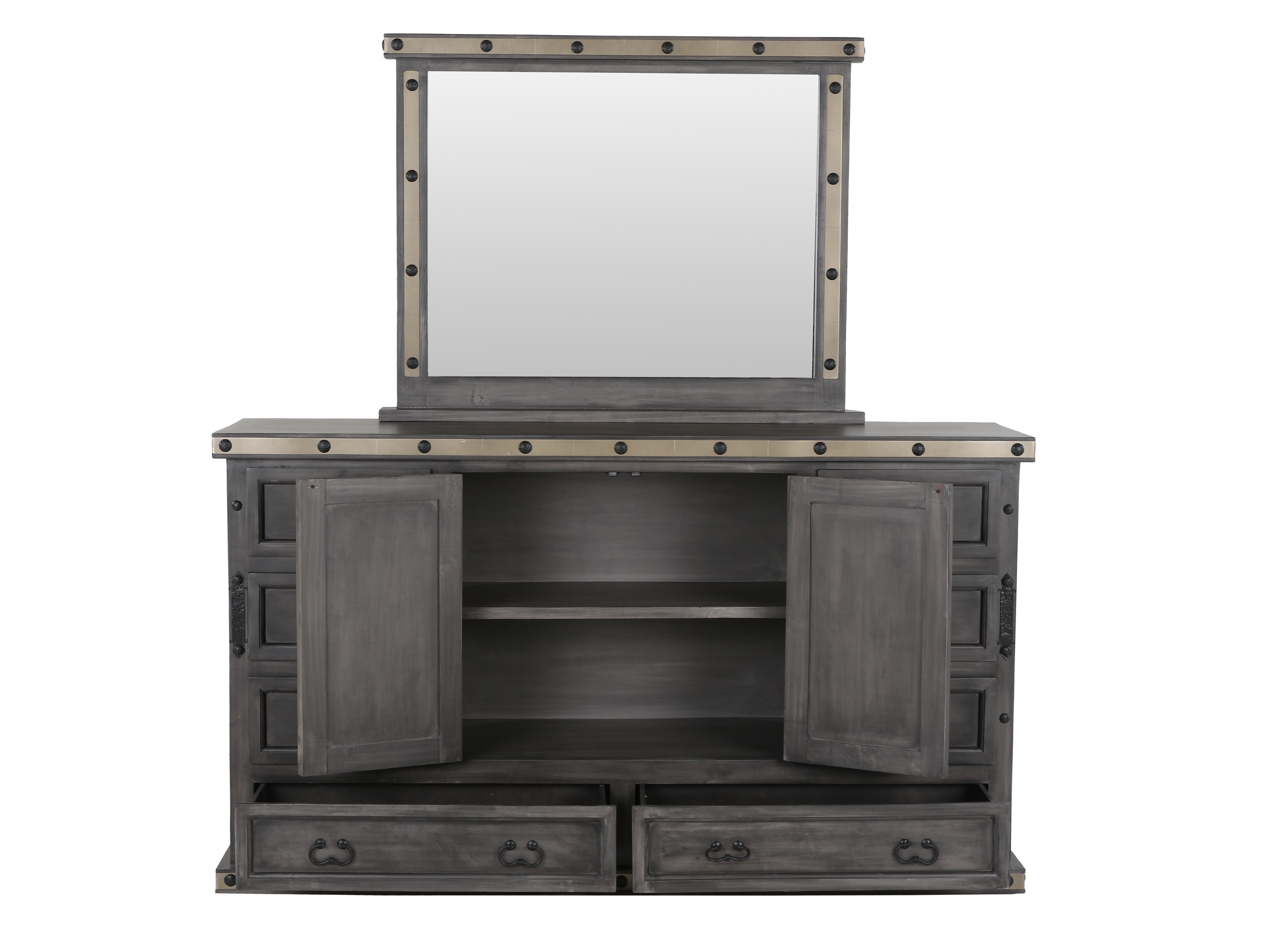 HACIENDA 6 Piece Bedroom set - Grey