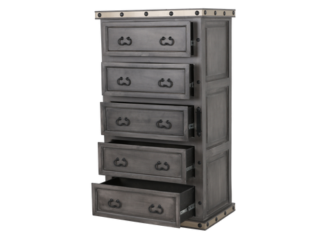 HACIENDA Chest - Grey by Mollai Collections | Bel Furniture