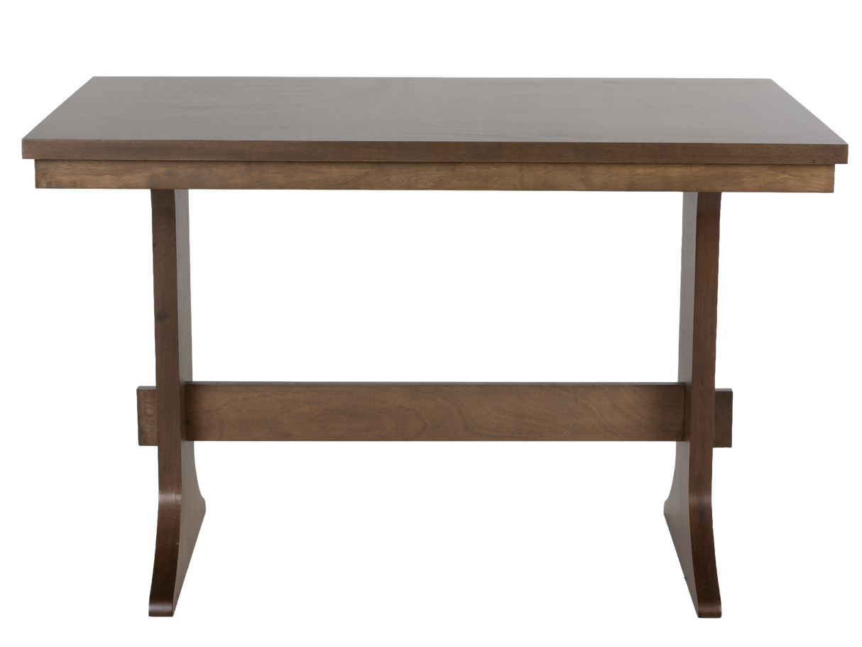 Contemporary Light Oak 6-Piece Counter Height Dining Set with Upholstered Chairs & Bench