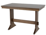 Contemporary Light Oak 6-Piece Counter Height Dining Set with Upholstered Chairs & Bench