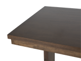 Contemporary Light Oak 6-Piece Counter Height Dining Set with Upholstered Chairs & Bench