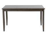 Contemporary Gray 6-Piece Dining Room Set with Upholstered Chairs & Bench