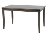 Contemporary Gray 6-Piece Dining Room Set with Upholstered Chairs & Bench