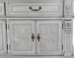Grand-Platinum Hutch & Buffet/ China Cabinet by Mollai Collections | Bel Furniture