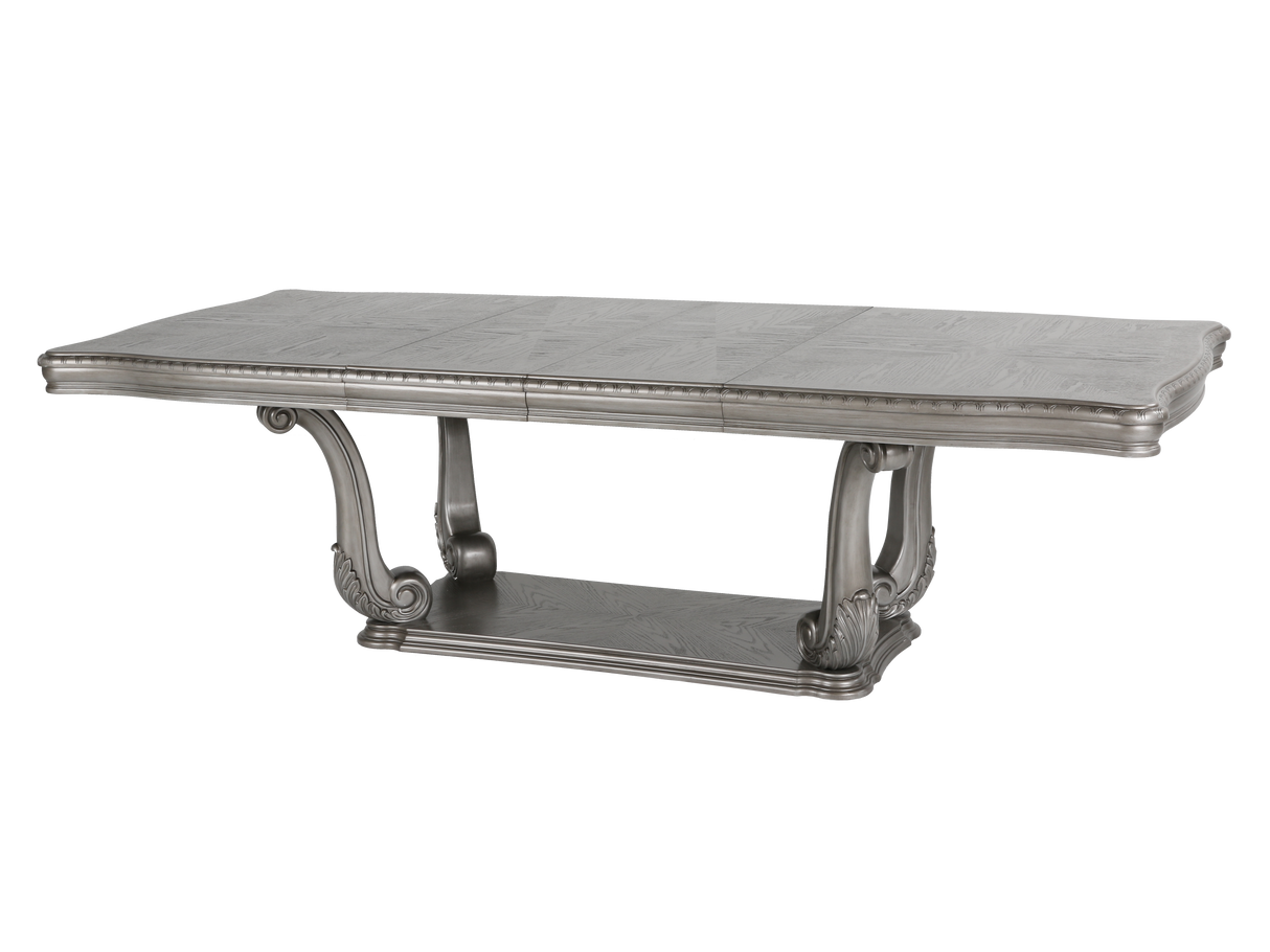 Grand-Platinum 9 Piece Dining Room Set by Mollai Collections | Bel Furniture