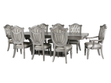 Grand-Platinum 9 Piece Dining Room Set by Mollai Collections | Bel Furniture