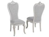 Antique White 9-Piece Traditional Dining Room Set with 6 Side Chairs & 2 Armchairs