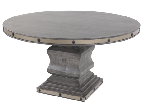 7 Piece Round Dining Table set by Mollai Collections | Bel Furniture