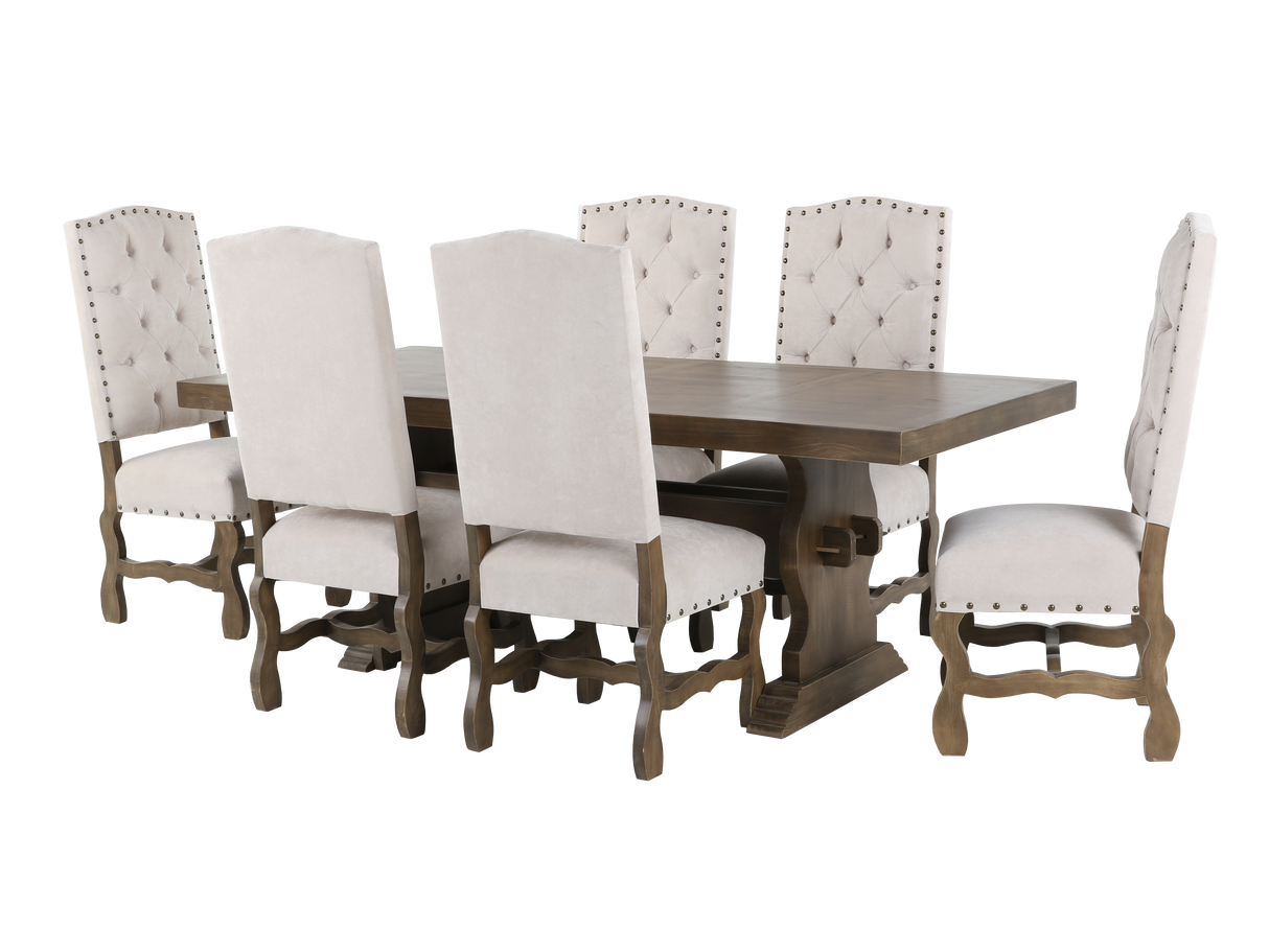 7 Piece Dining Room Set by Mollai Collections | Bel Furniture