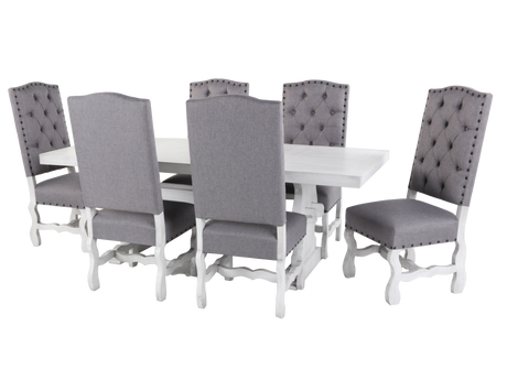 7 Piece Dining Room set by Mollai Collections | Bel Furniture