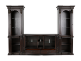 Grand-Cherry 5 Piece Entertainment Center by Mollai Collections | Bel Furniture