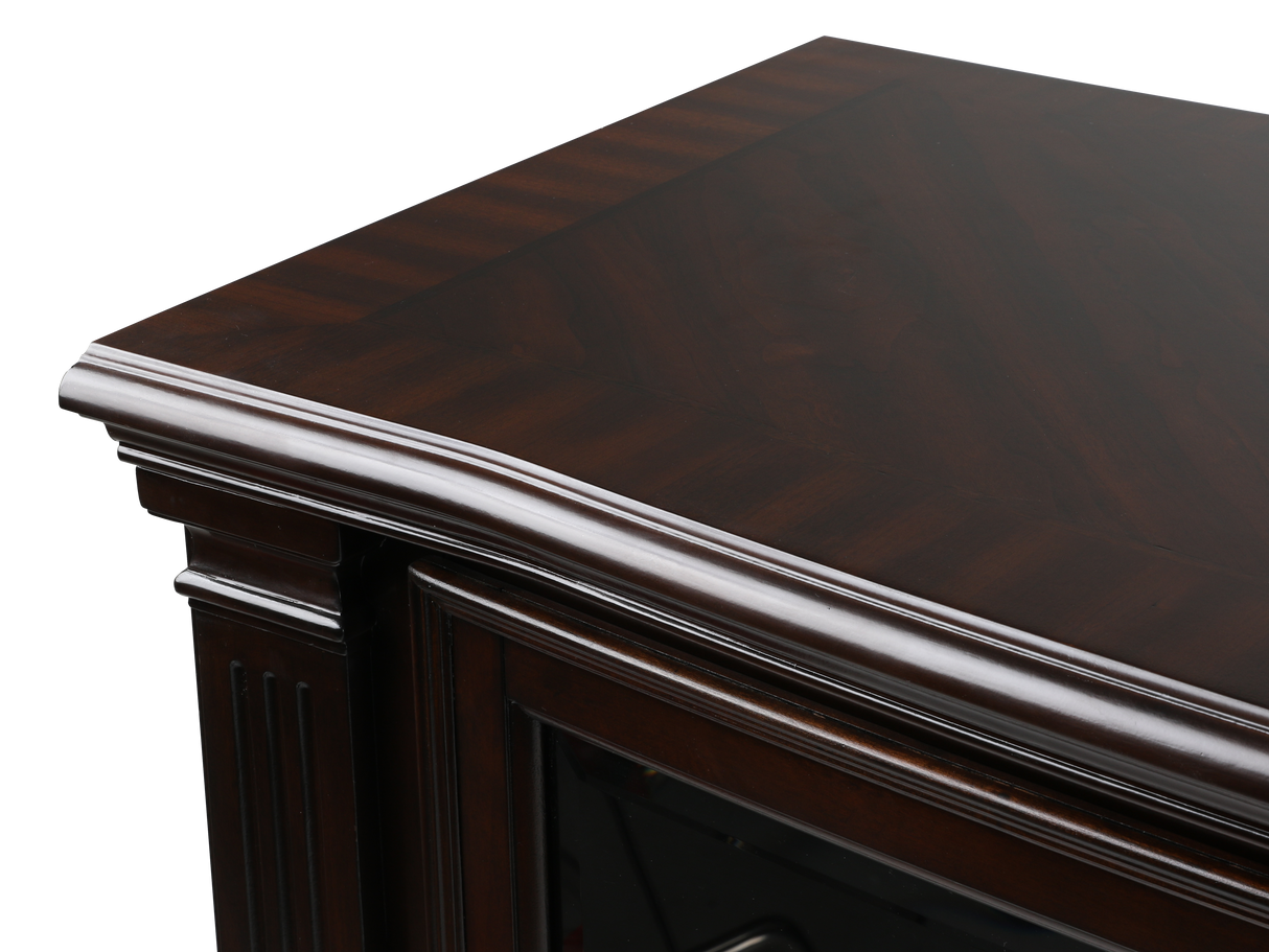 Grand-Cherry 5 Piece Entertainment Center by Mollai Collections | Bel Furniture