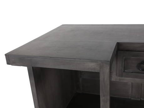 3-Piece Rustic Bar Set with Storage & Barstools by Mollai Collections | Bel Furniture