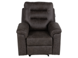Contemporary Gray 3-Piece Power Reclining Living Room Set with Console & Cup Holders