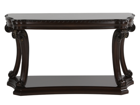 Grand-Cherry Sofa Table by Mollai Collections | Bel Furniture