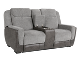 Gray Power Reclining 3-Piece Living Room Set with USB Charging – Sofa, Loveseat & Recliner