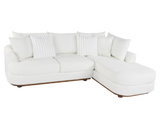 2 Piece Right Arm Facing Chaise Sectional by Sara Collections | Bel Furniture