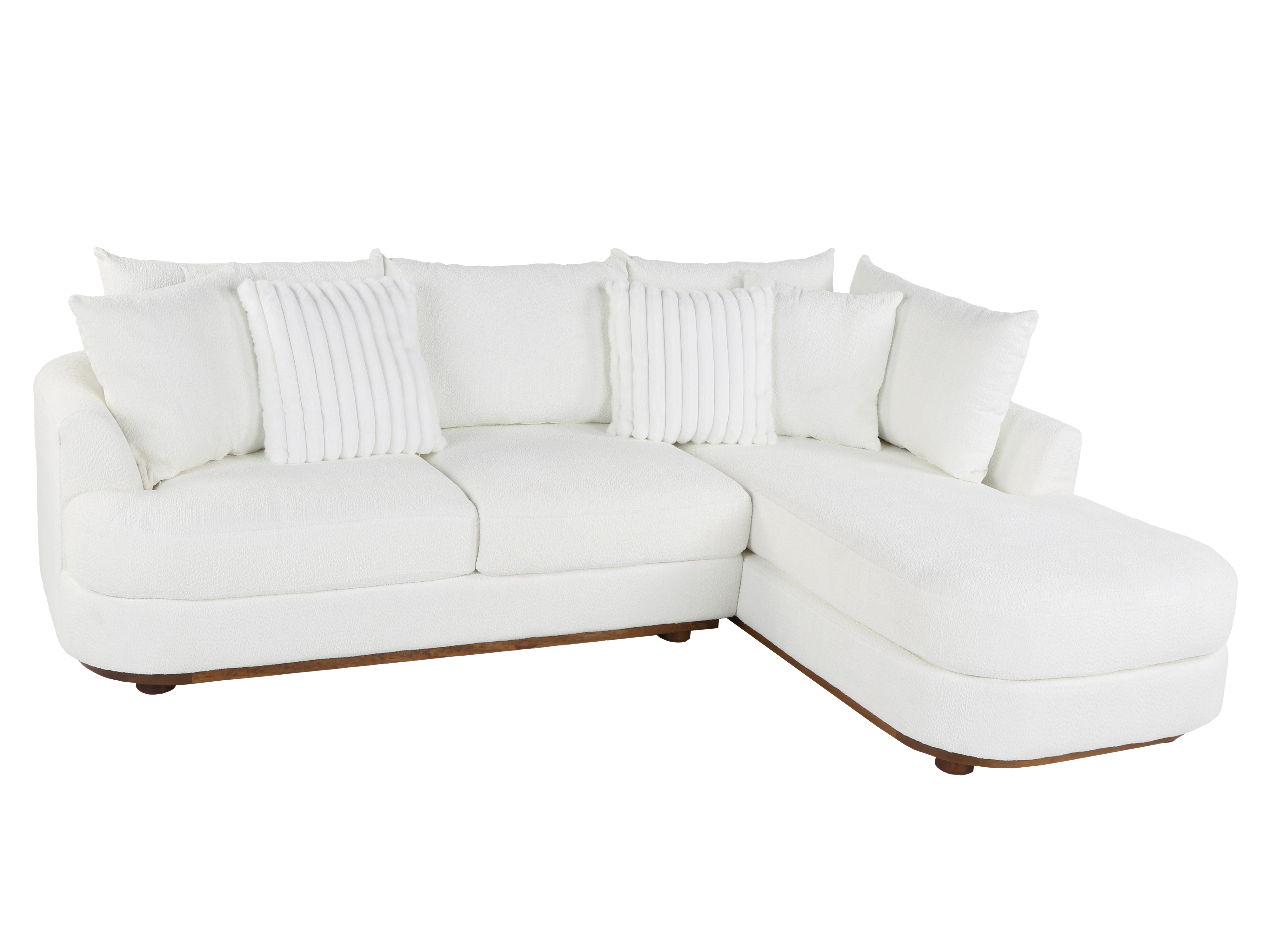 2 Piece Right Arm Facing Chaise Sectional