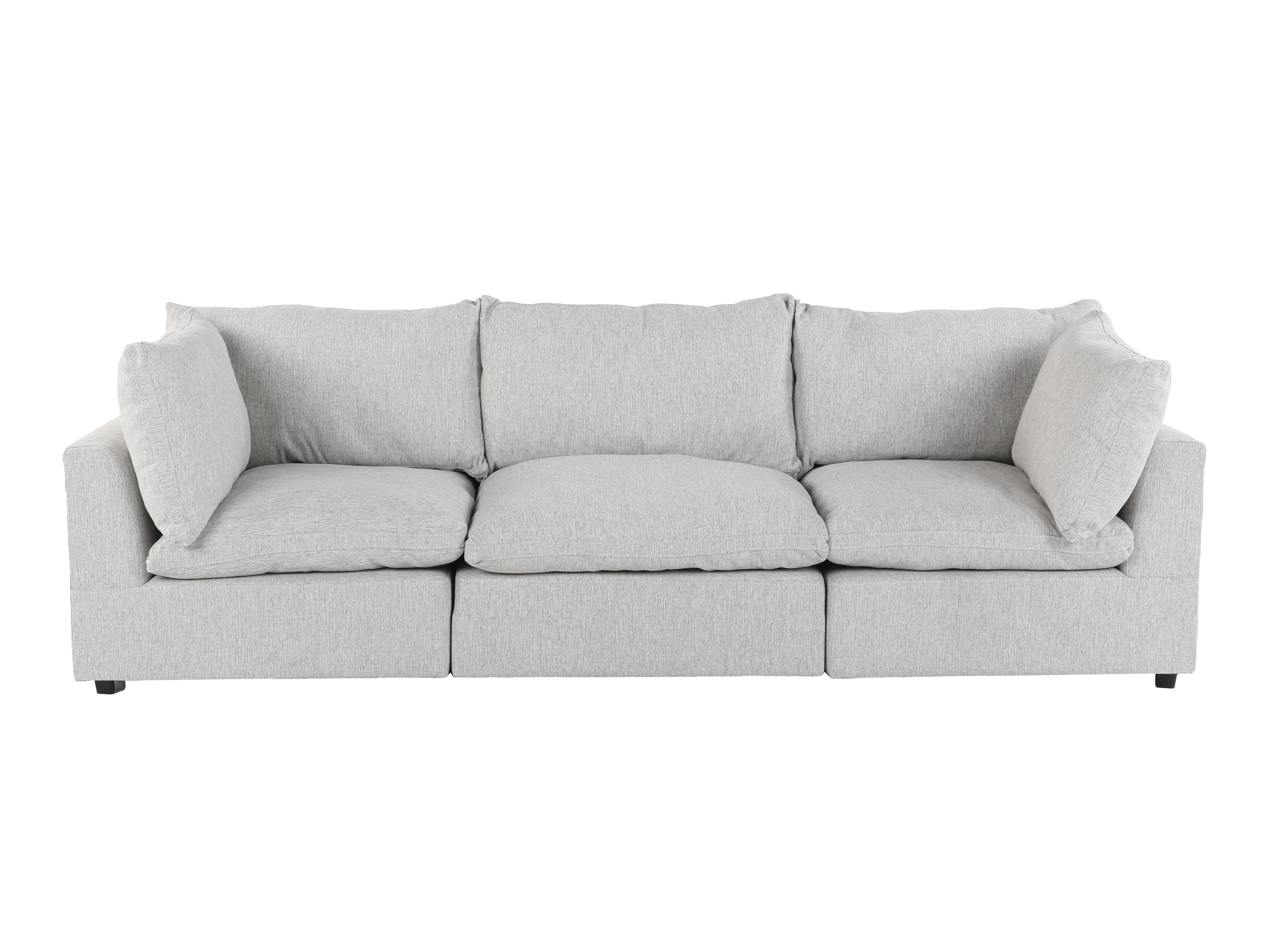 Cloud 3 Piece Modular Sectional - 2 Corners + 1 Armless