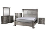Grand-Platinum 6 PIECE QUEEN BEDROOM SET by Mollai Collections | Bel Furniture