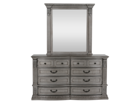Grand-Platinum 6 PIECE QUEEN BEDROOM SET by Mollai Collections | Bel Furniture