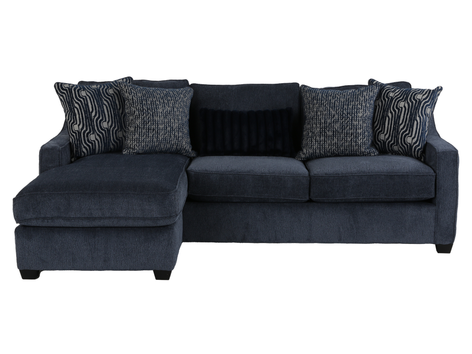 Left Arm Facing Chaise Sofa- Bowmore Navy