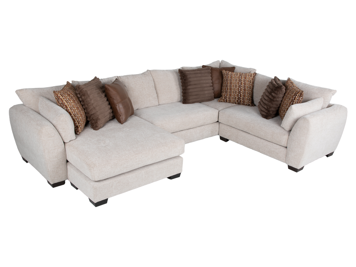 Birch 3-Piece Sectional with Left-Arm-Facing Chaise