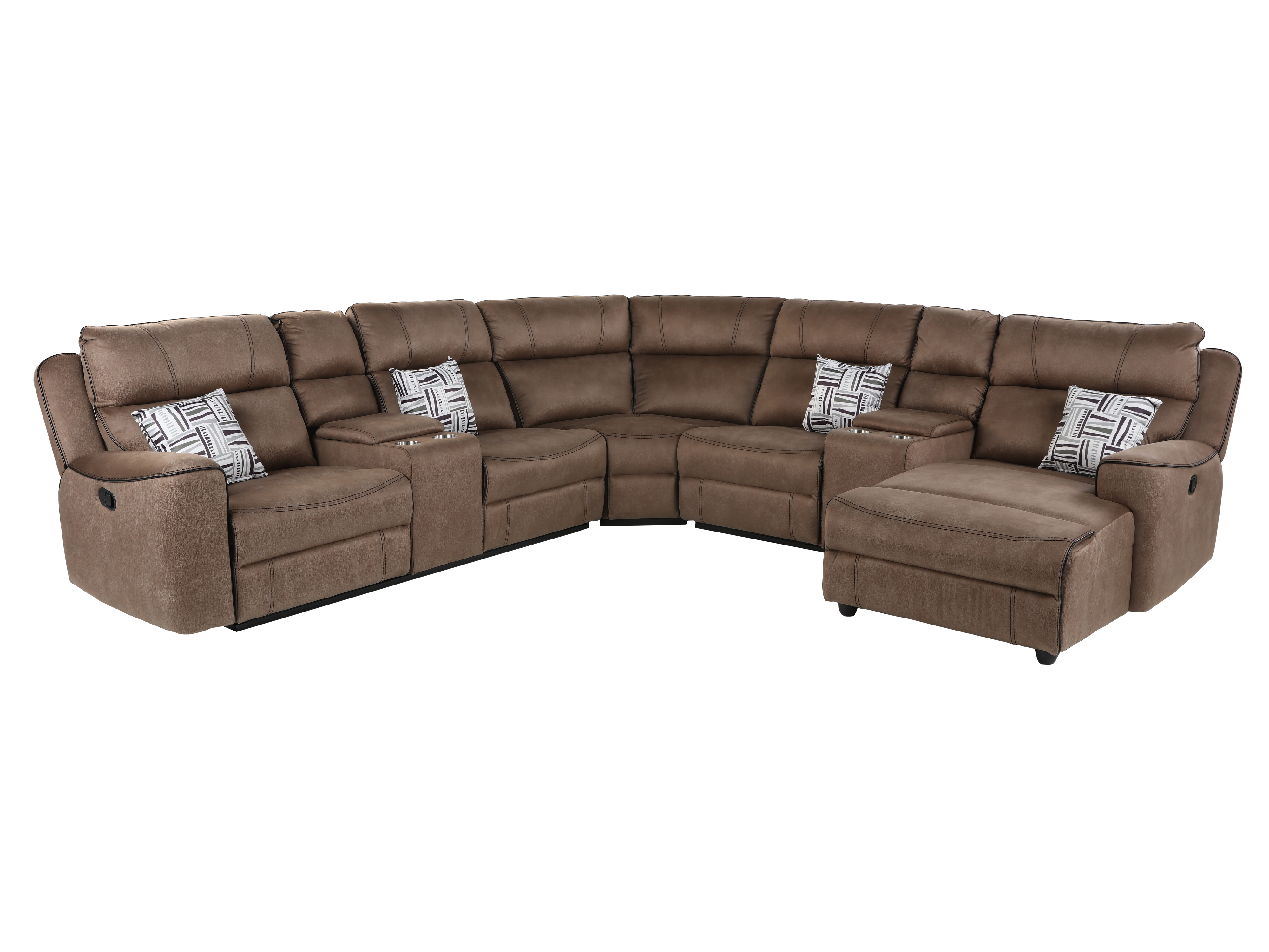 4 PIECE RECLINING SECTIONAL