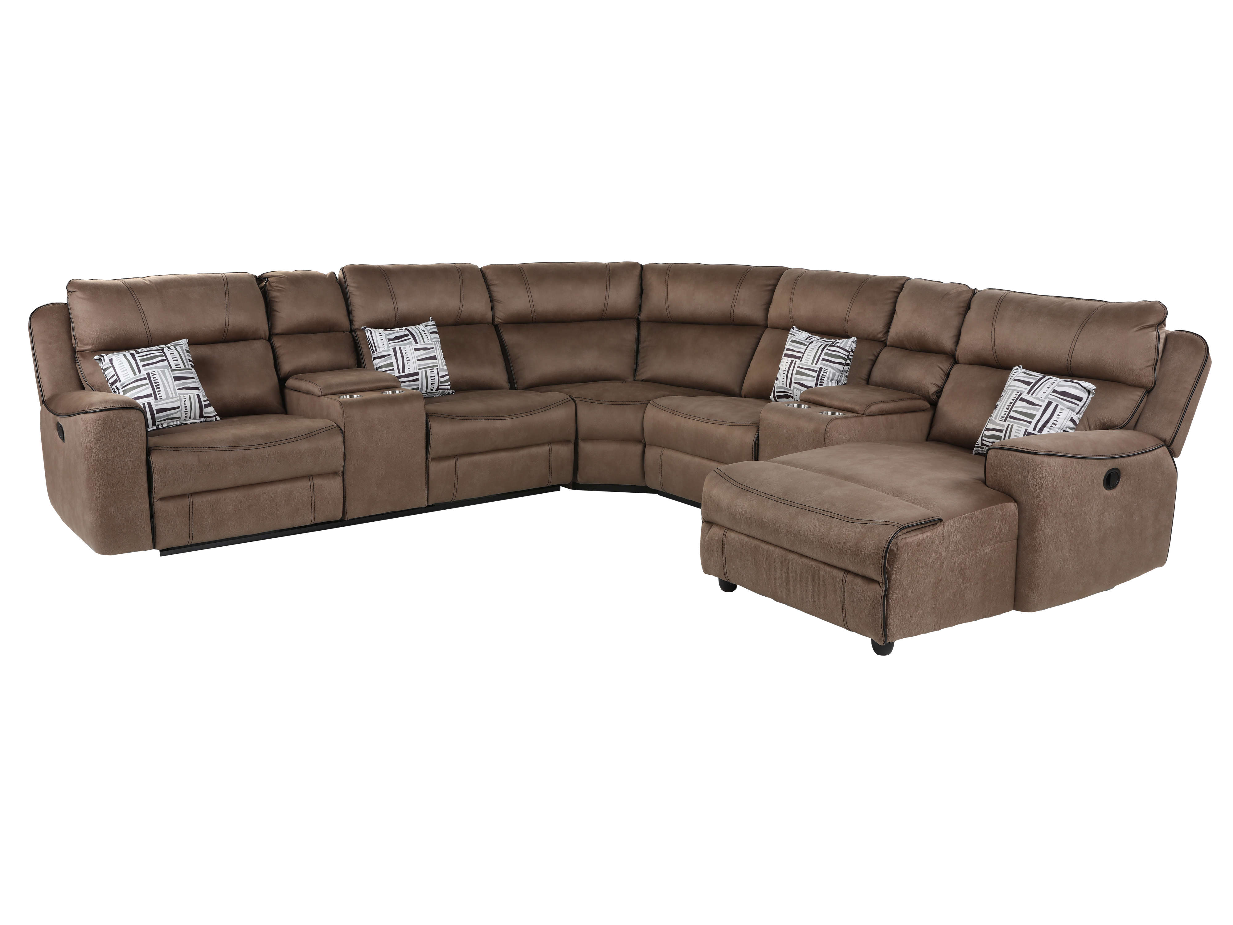 4 PIECE RECLINING SECTIONAL