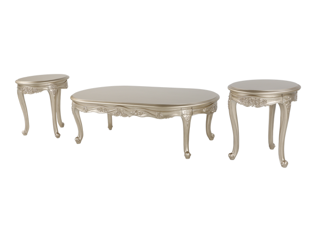 3 PIECE COFFEE TABLE SET by Mollai Collections | Bel Furniture