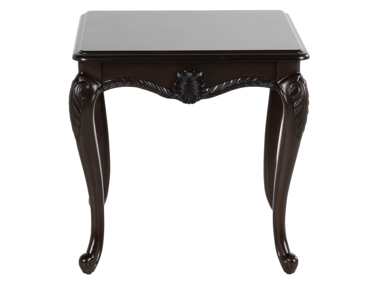 Dark Brown Traditional 3-Piece Coffee Table Set with Wooden Tops