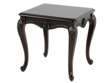 Dark Brown Traditional 3-Piece Coffee Table Set with Wooden Tops