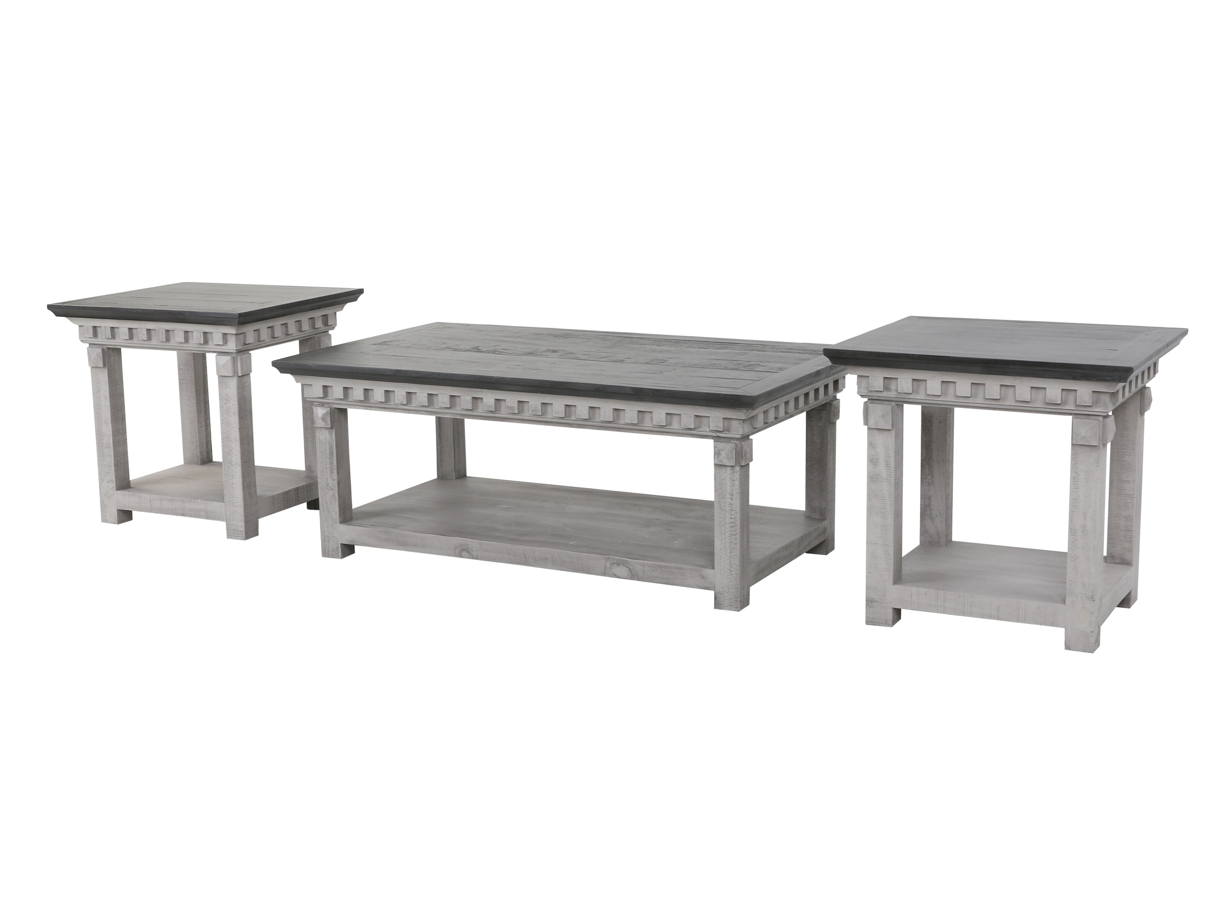 ALAMO 3 PIECE COFFEE TABLE SET