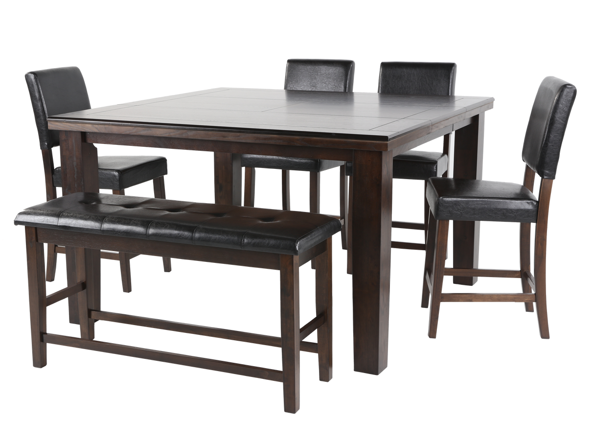 6 Piece Pub Dining Room Set by Mollai Collections | Bel Furniture