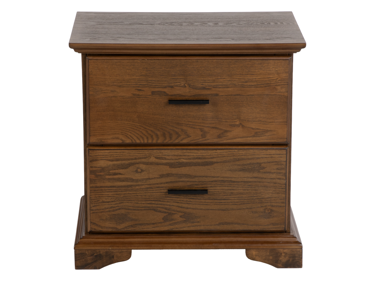 6-Piece Bedroom Set with LED Lighting, Button-Tufted Upholstered Storage Bed, Dresser, Mirror & Nightstand — Light Oak Finish
