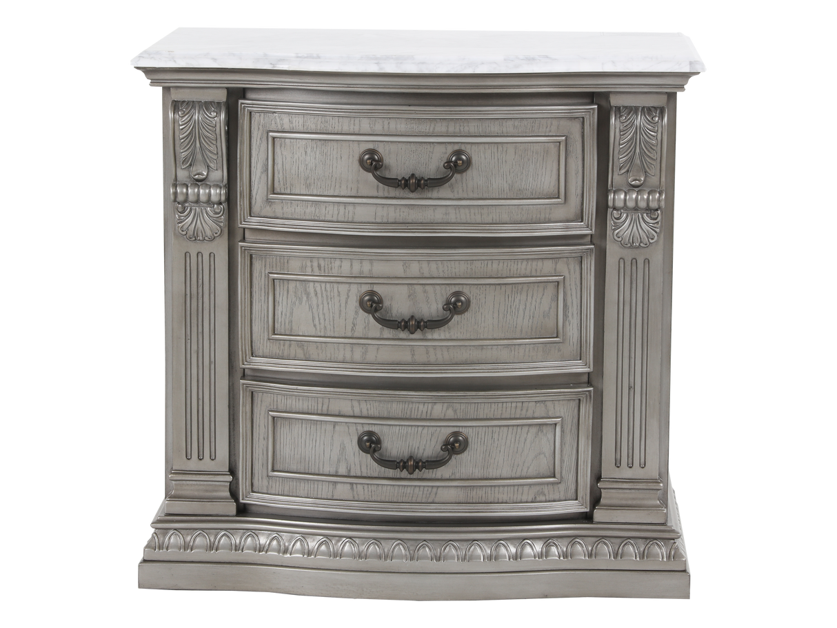 Grand-Platinum 6 PIECE QUEEN BEDROOM SET by Mollai Collections | Bel Furniture