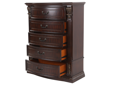 Grand-Cherry Chest by Mollai Collections | Bel Furniture