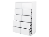 White Modern Bedroom Chest with Drawers