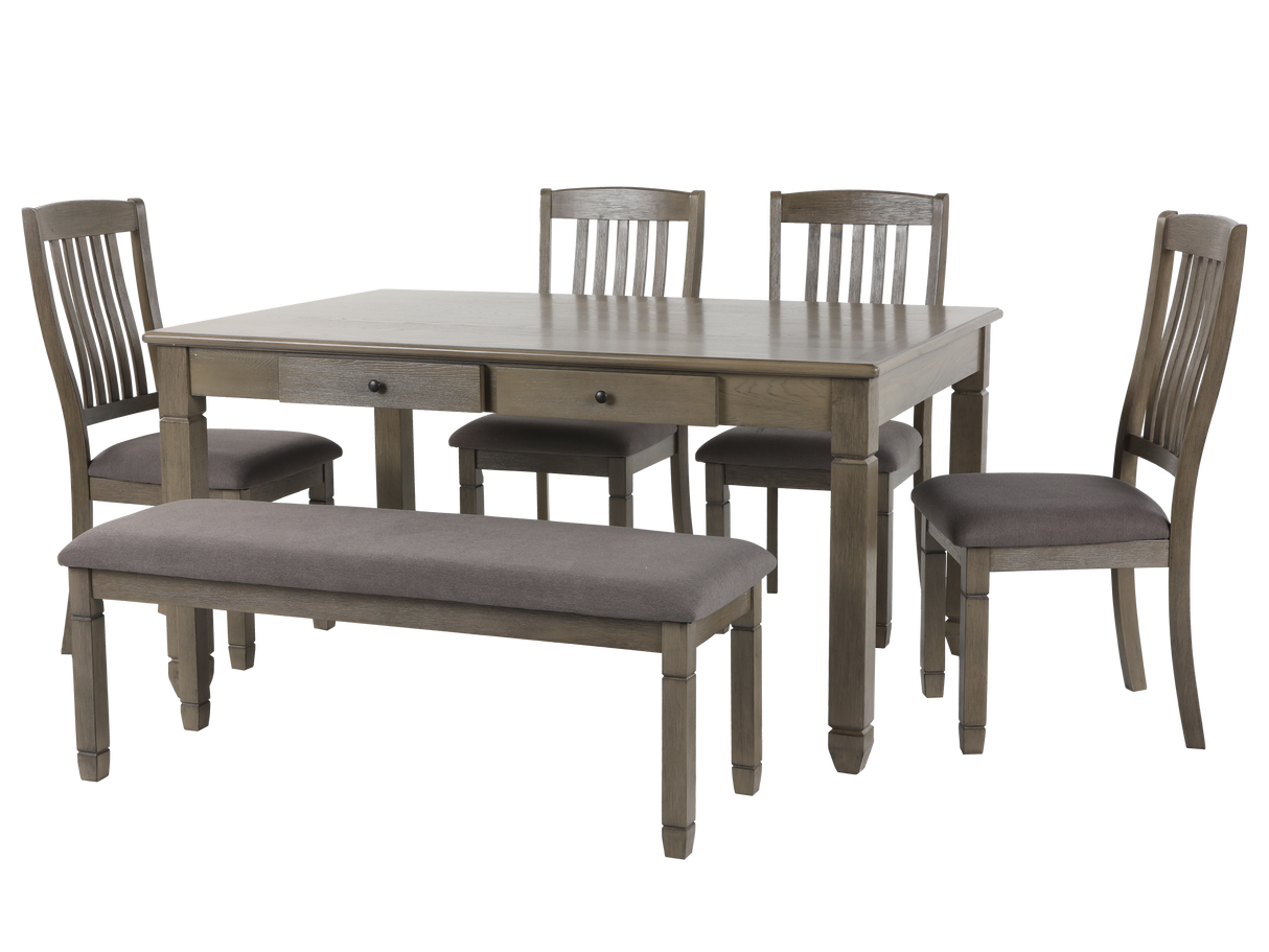 6 Piece Dining Room Set by Mollai Collections | Bel Furniture