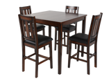 5 Piece Counter Height Dining Room Set by Mollai Collections | Bel Furniture