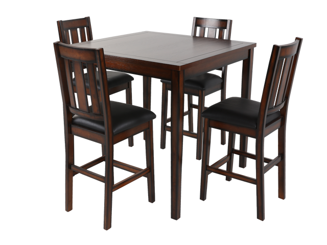 5 Piece Counter Height Dining Room Set by Mollai Collections | Bel Furniture