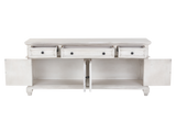 Charles-Nero White TV STAND / ACCENT CABINET by Mollai Collections | Bel Furniture