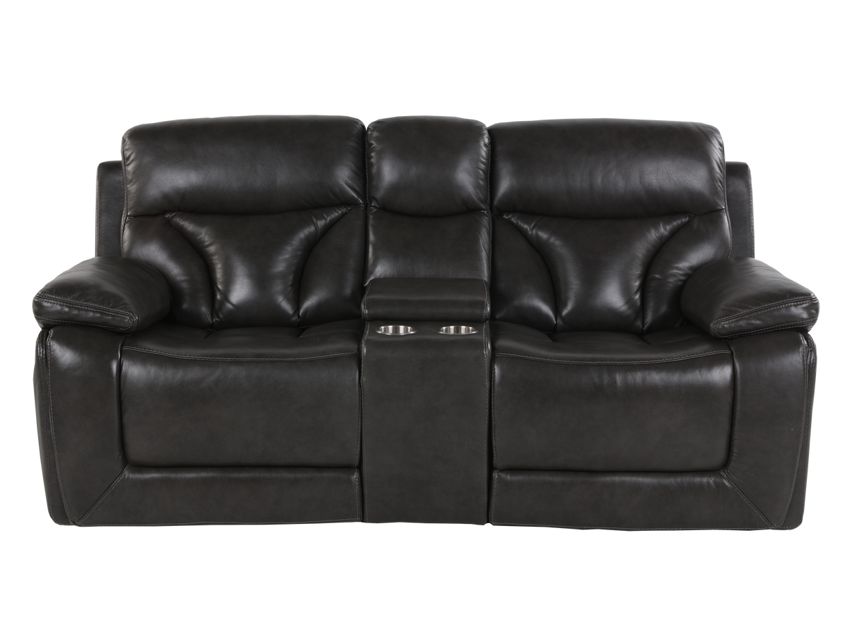 3 Piece Living Room Set: Power Reclining Sofa, Power Reclining Chair, Stationary Loveseat by Sara Collections | Bel Furniture