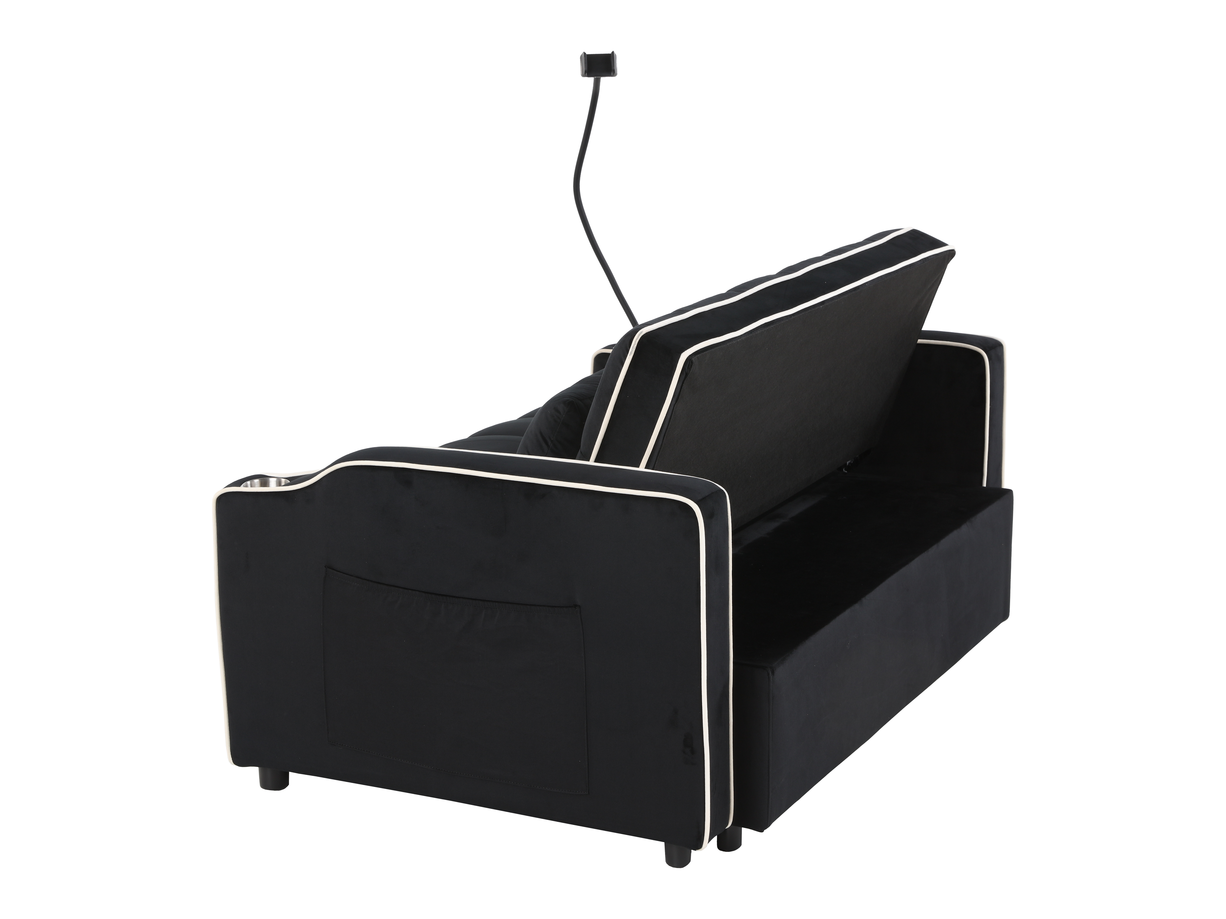 Sofa Bed with Phone Holder and USB Charging Port