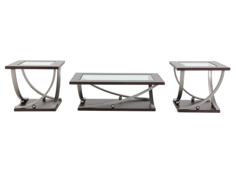 3 Piece Coffee Table Set by Mollai Collections | Bel Furniture