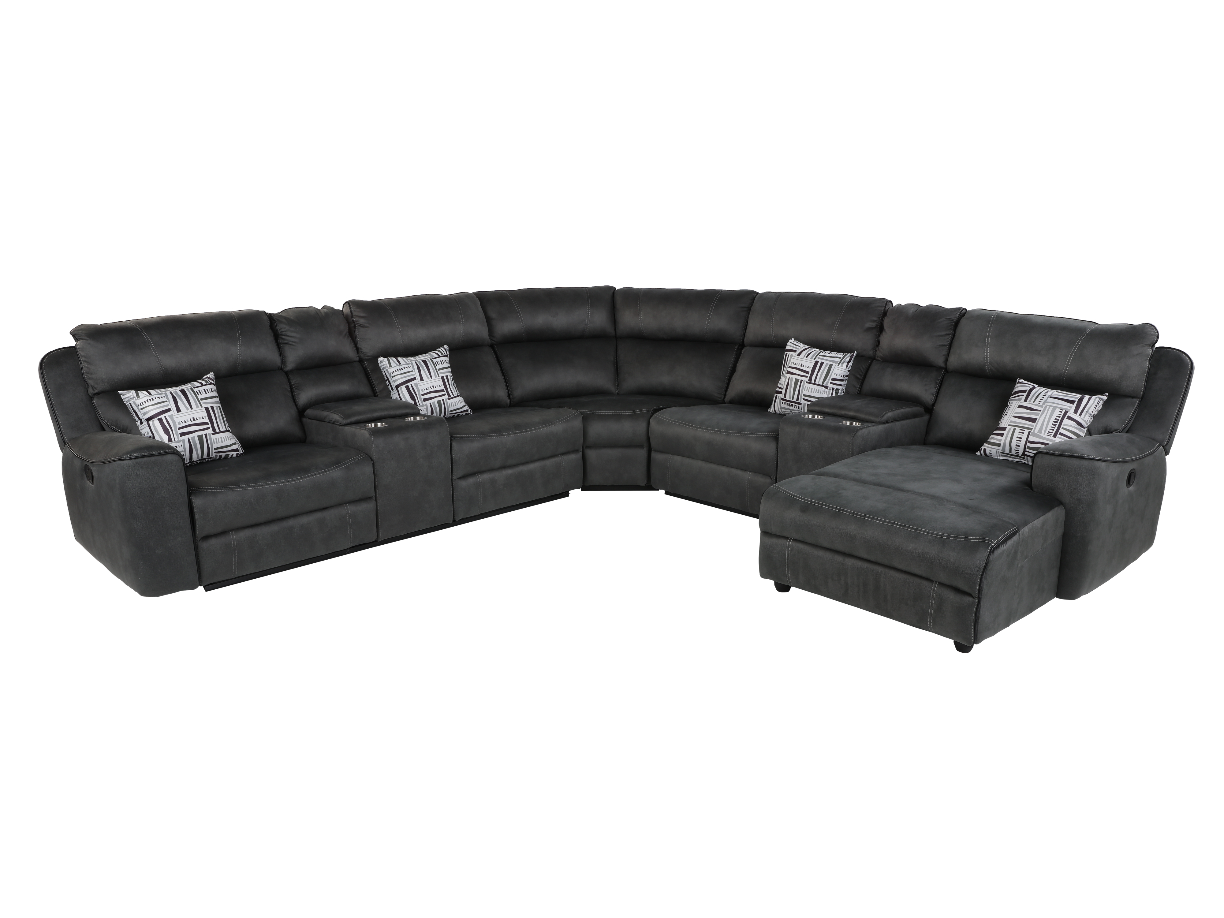 4 PIECE RECLINING SECTIONAL