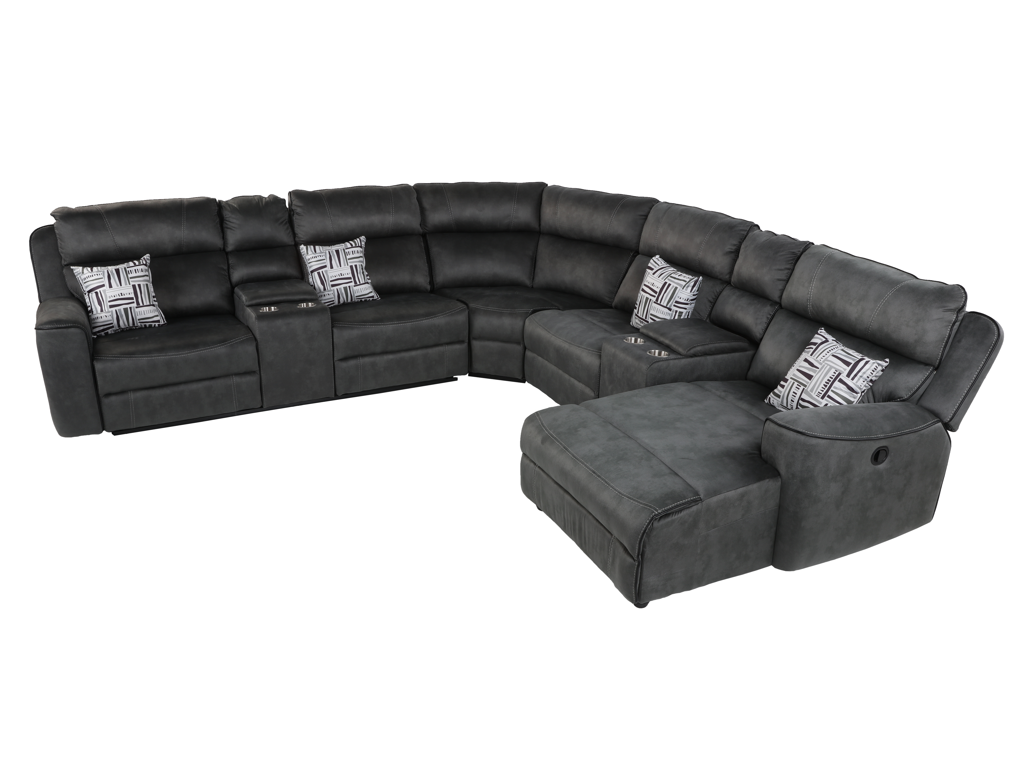 4 PIECE RECLINING SECTIONAL